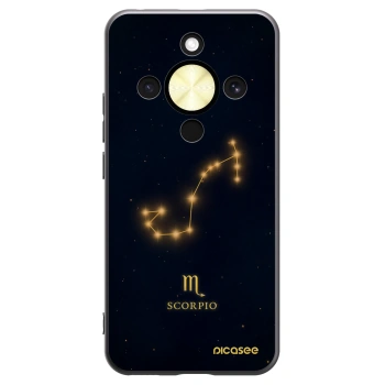 Picasee Μαύρη θήκη σιλικόνης για Honor Magic8 Lite 5G - SCORPIO