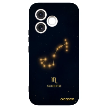 Picasee Μαύρη θήκη σιλικόνης για Honor 600 Lite - SCORPIO