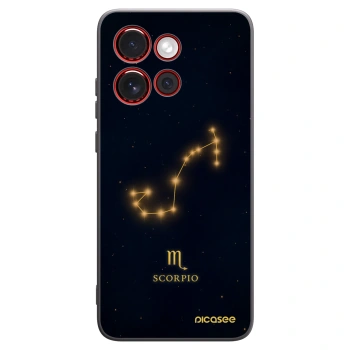 Picasee Μαύρη θήκη σιλικόνης για Motorola Edge 60 Neo 5G - SCORPIO