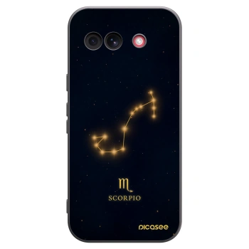 Picasee Μαύρη θήκη σιλικόνης για Google Pixel 10a - SCORPIO