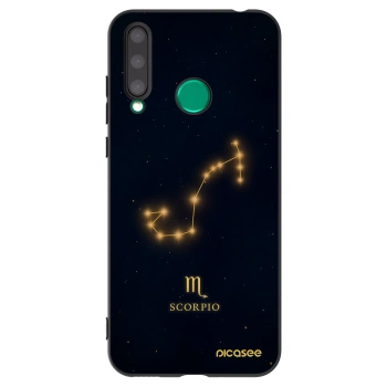 Picasee Μαύρη θήκη σιλικόνης για Honor 20 Lite - SCORPIO