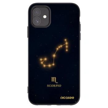Picasee Μαύρη θήκη σιλικόνης για Apple iPhone 11 - SCORPIO