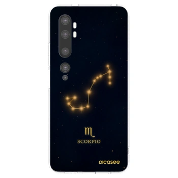 Picasee διαφανής θήκη σιλικόνης Xiaomi Mi Note 10 (Pro) - SCORPIO