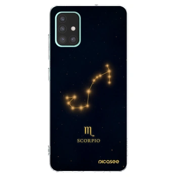 Picasee διαφανής θήκη σιλικόνης Samsung Galaxy A51 A515F - SCORPIO