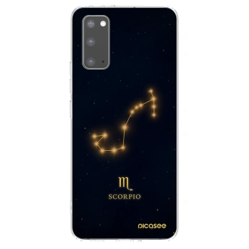 Picasee διαφανής θήκη σιλικόνης Samsung Galaxy S20 G980F - SCORPIO