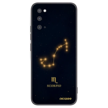 Picasee Μαύρη θήκη σιλικόνης για Samsung Galaxy S20 G980F - SCORPIO