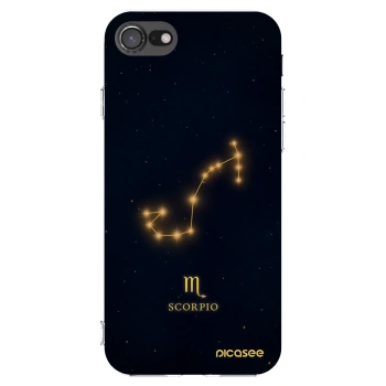 Picasee διαφανής θήκη σιλικόνης Apple iPhone SE 2020 - SCORPIO