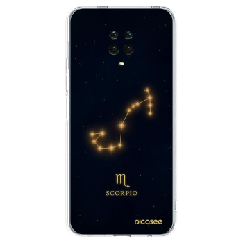 Picasee διαφανής θήκη σιλικόνης Xiaomi Redmi Note 9 Pro - SCORPIO
