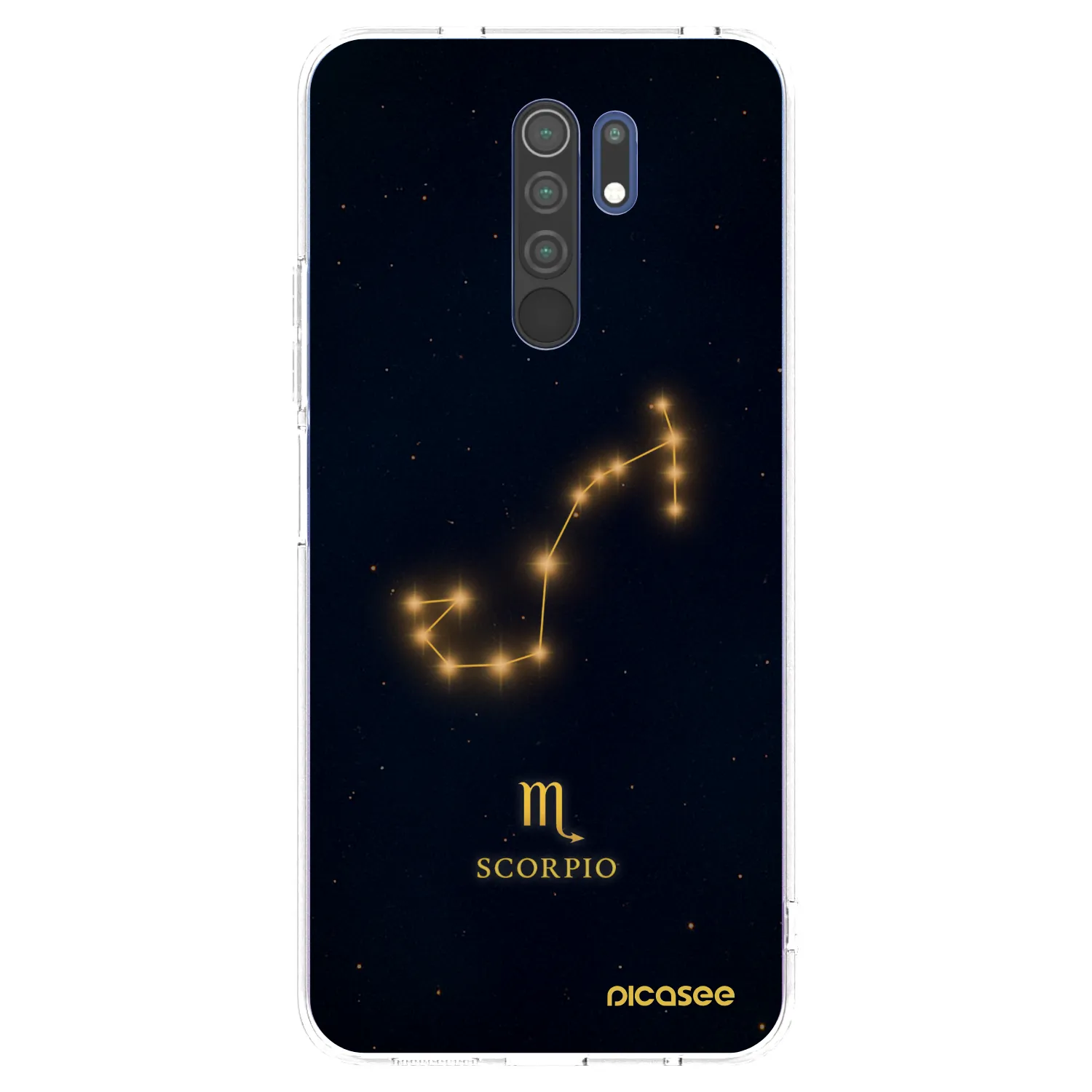 Picasee διαφανής θήκη σιλικόνης Xiaomi Redmi 9 - SCORPIO