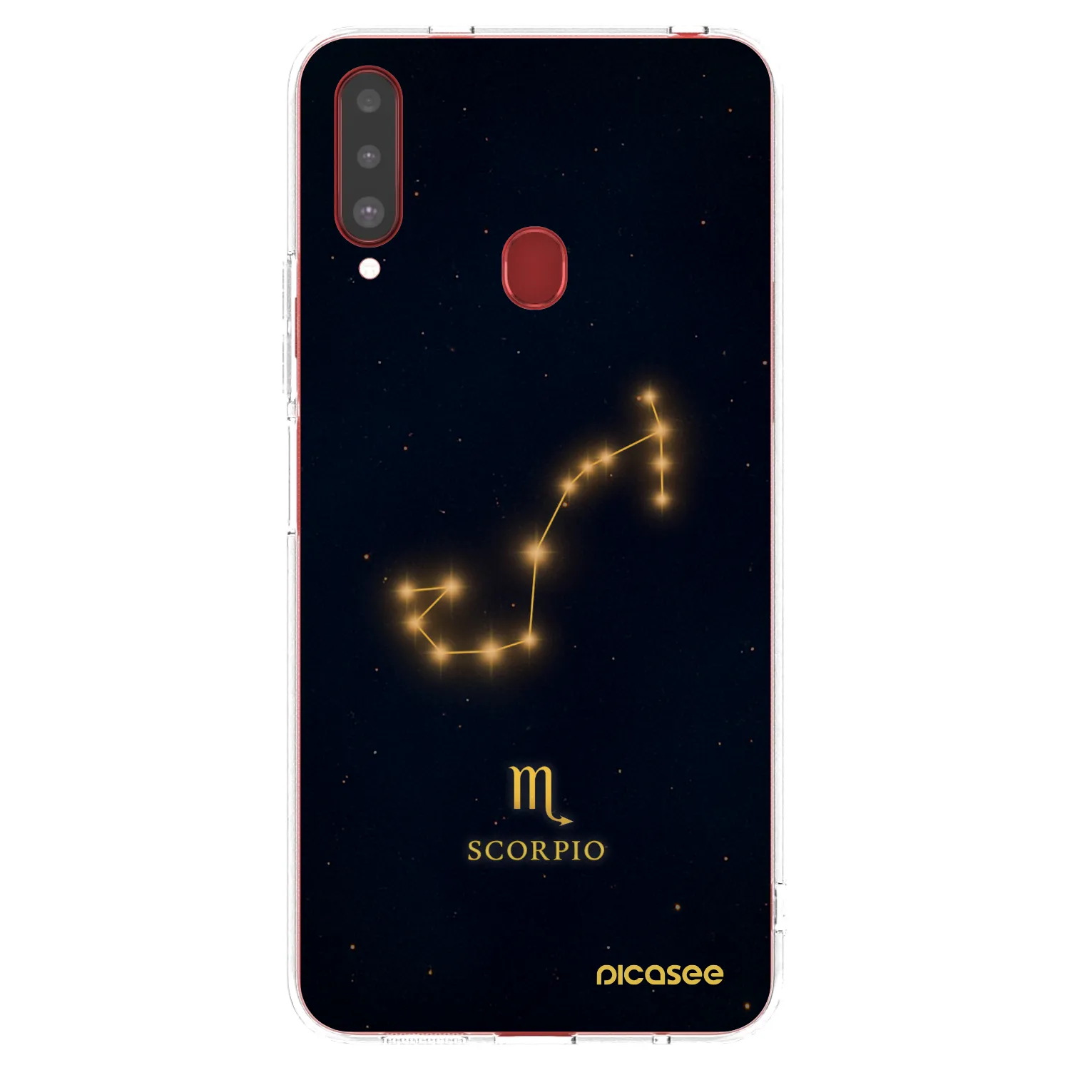 Picasee διαφανής θήκη σιλικόνης Samsung Galaxy A20s - SCORPIO