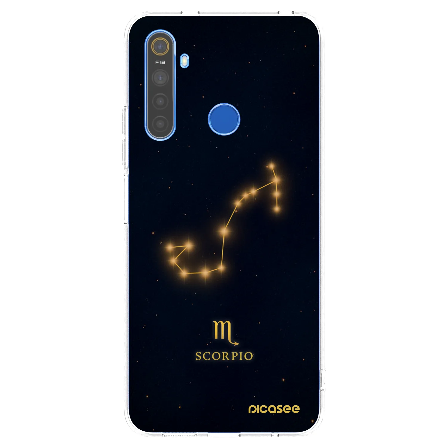 Picasee διαφανής θήκη σιλικόνης Realme 5 - SCORPIO