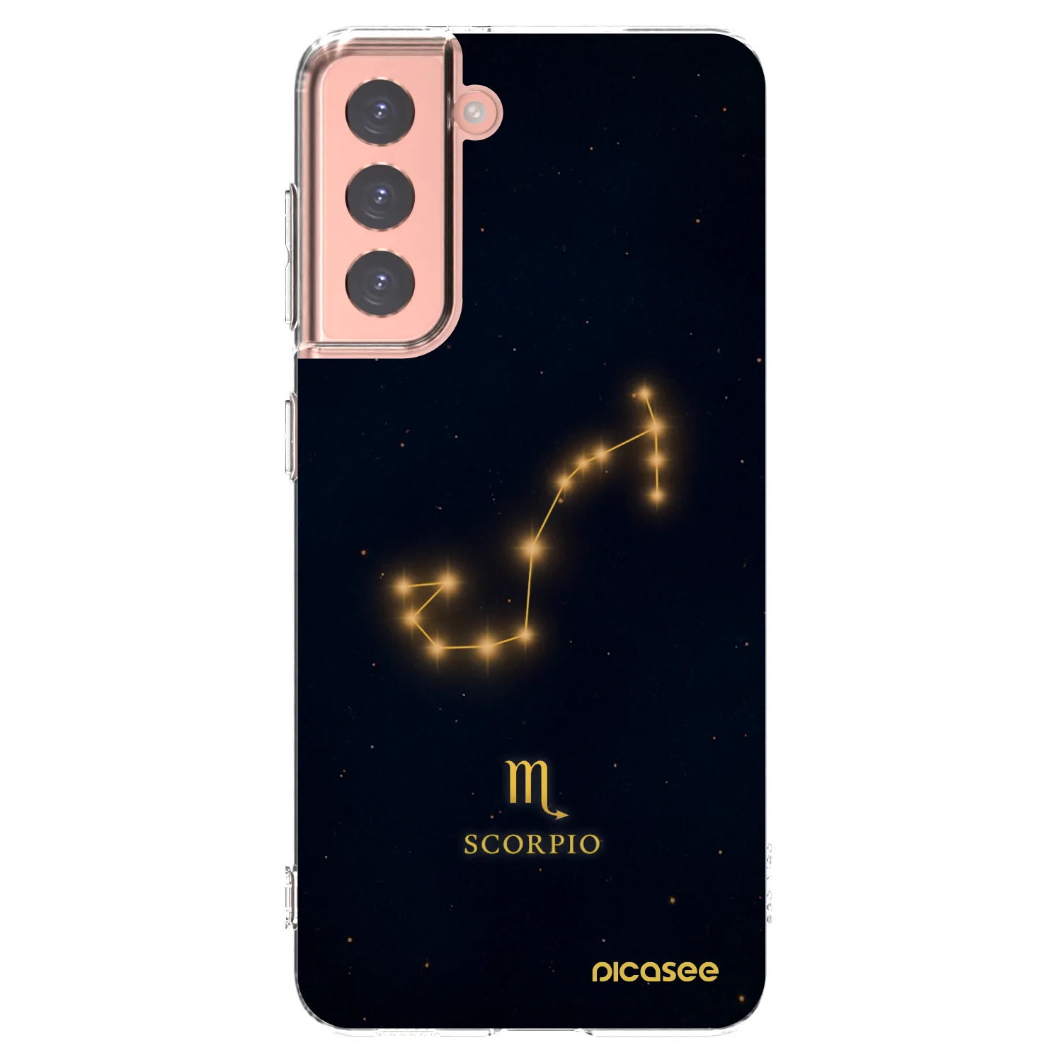 Picasee διαφανής θήκη σιλικόνης Samsung Galaxy S21 5G G991B - SCORPIO