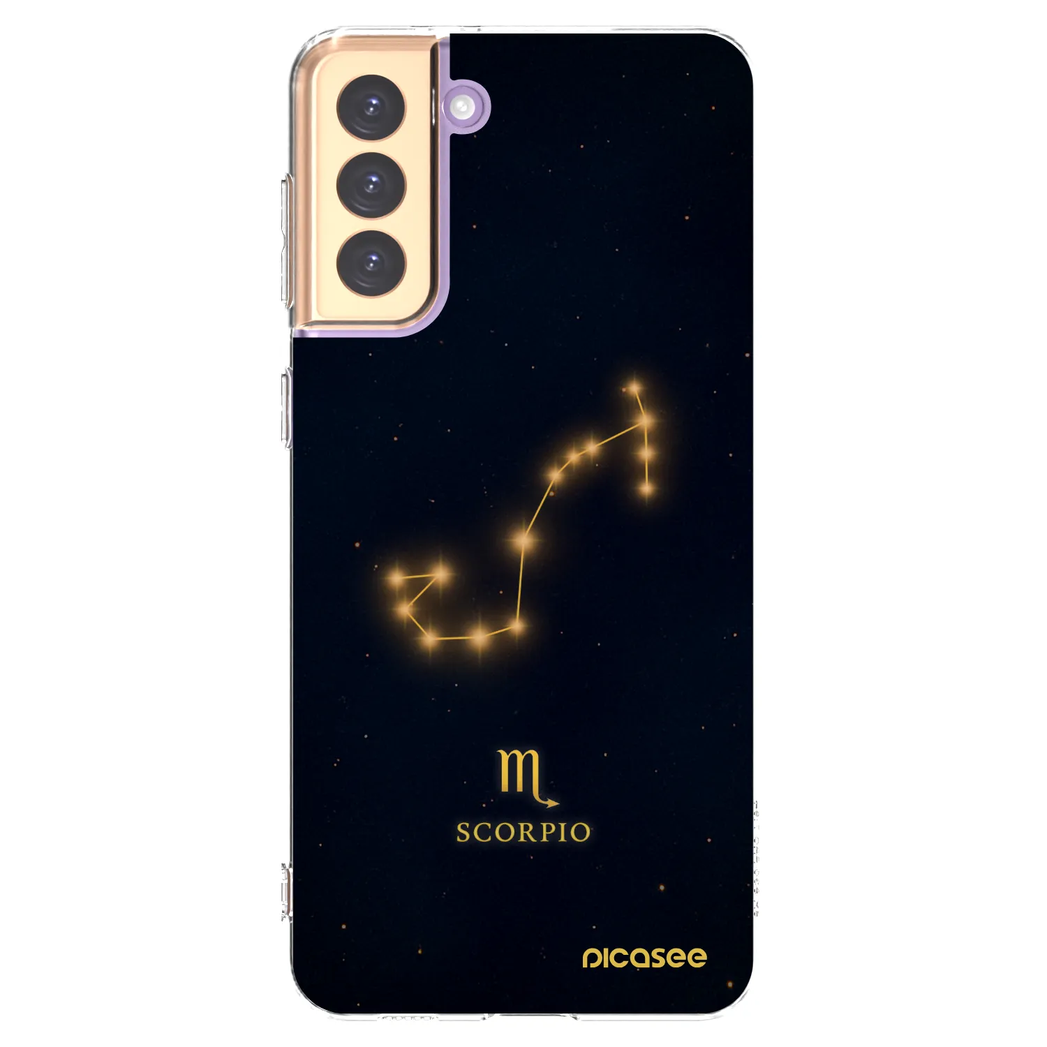 Picasee διαφανής θήκη σιλικόνης Samsung Galaxy S21+ 5G G996F - SCORPIO