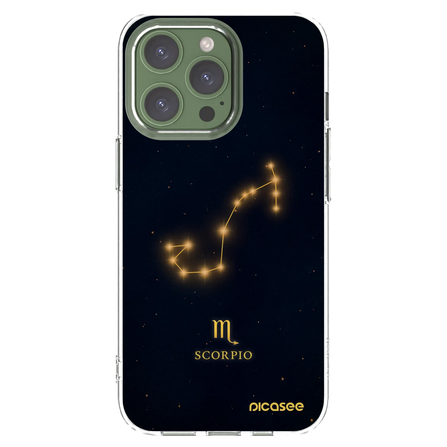 Picasee διαφανής θήκη σιλικόνης Apple iPhone 13 Pro - SCORPIO