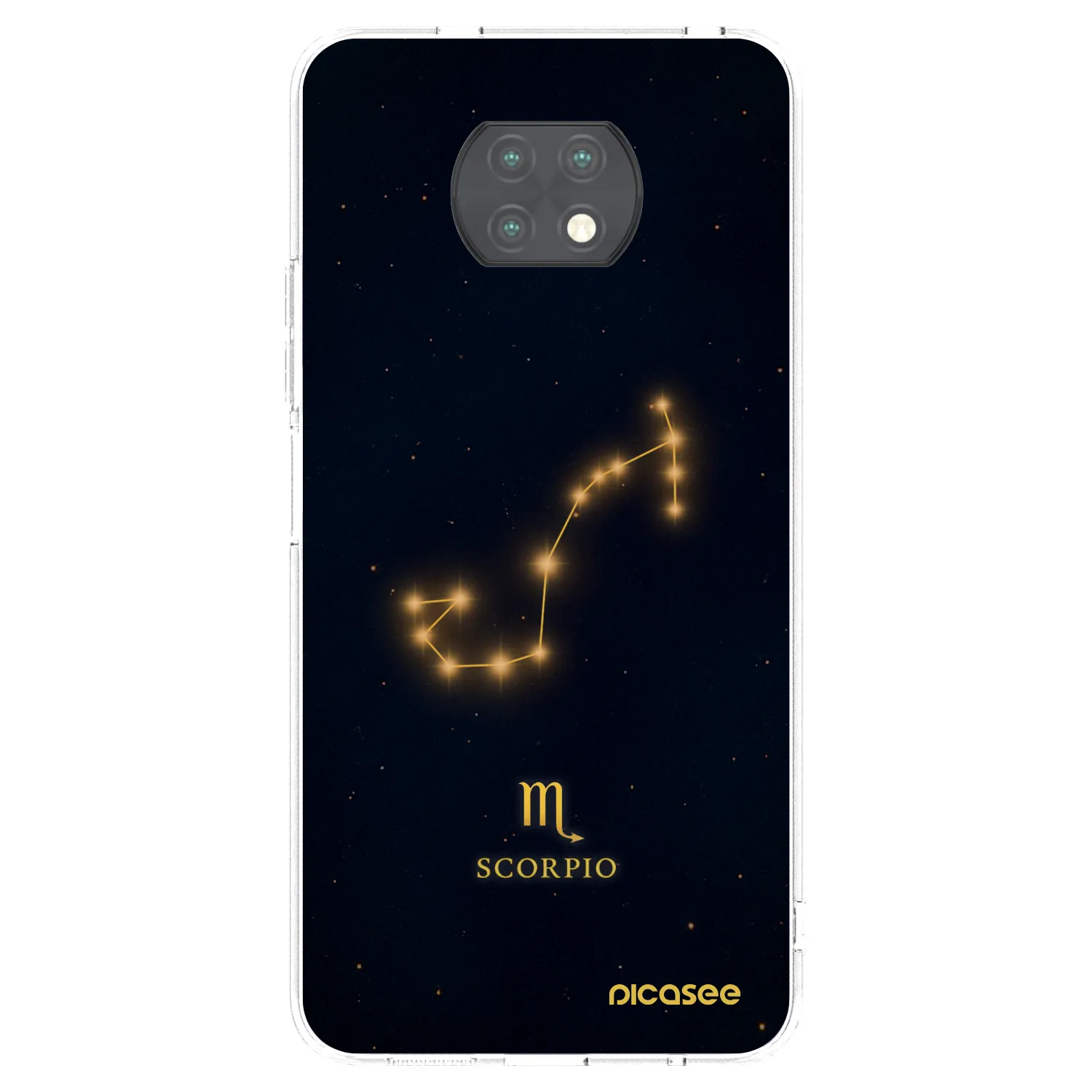 Picasee διαφανής θήκη σιλικόνης Xiaomi Redmi Note 9T - SCORPIO