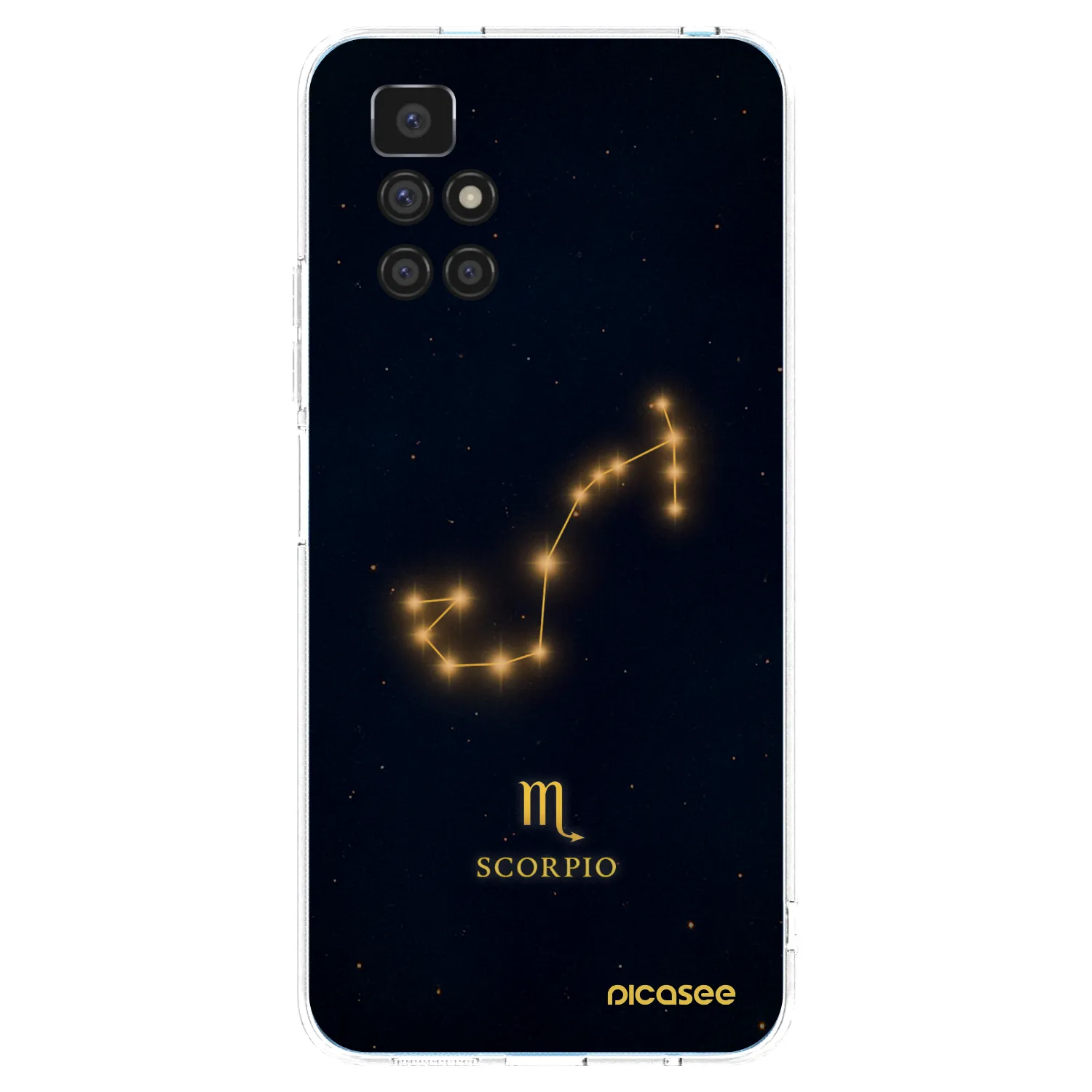 Picasee διαφανής θήκη σιλικόνης Xiaomi Redmi 10 - SCORPIO