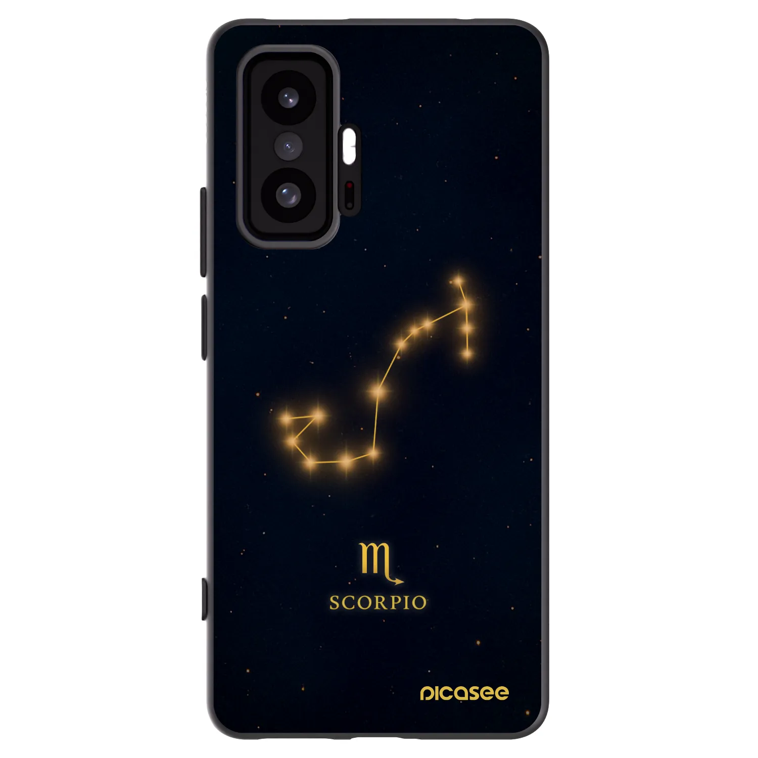 Picasee Μαύρη θήκη σιλικόνης για Xiaomi 11T - SCORPIO