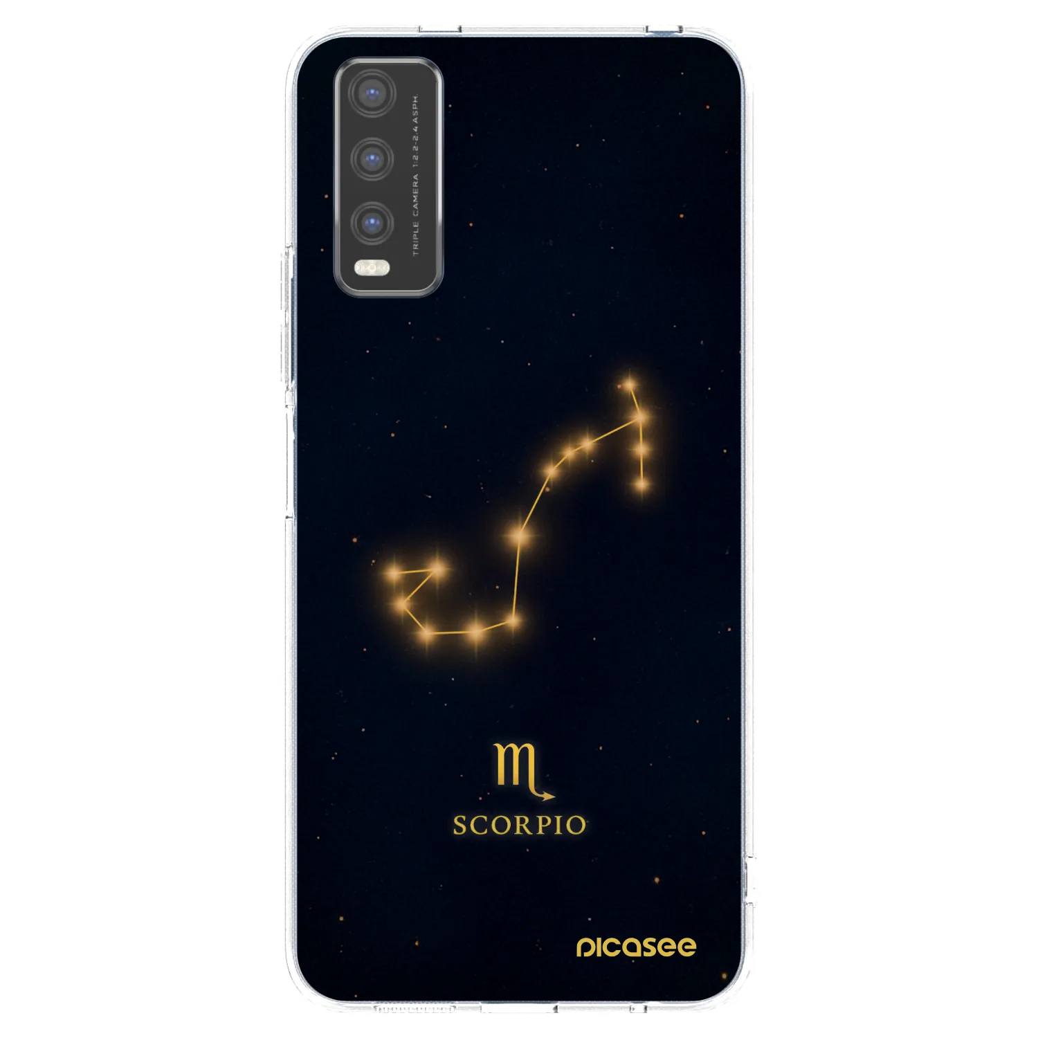 Picasee διαφανής θήκη σιλικόνης Vivo Y20s - SCORPIO