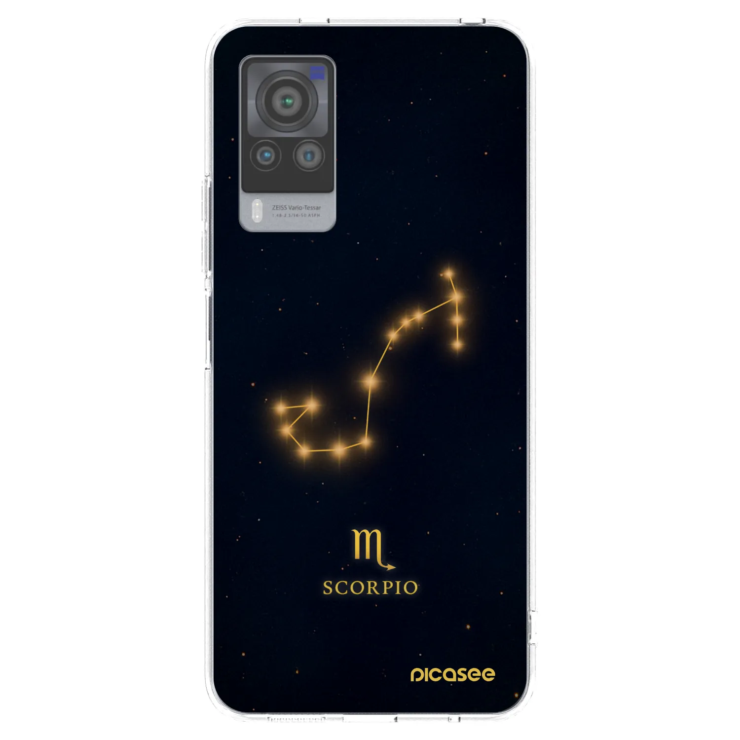 Picasee διαφανής θήκη σιλικόνης Vivo X60 Pro 5G - SCORPIO