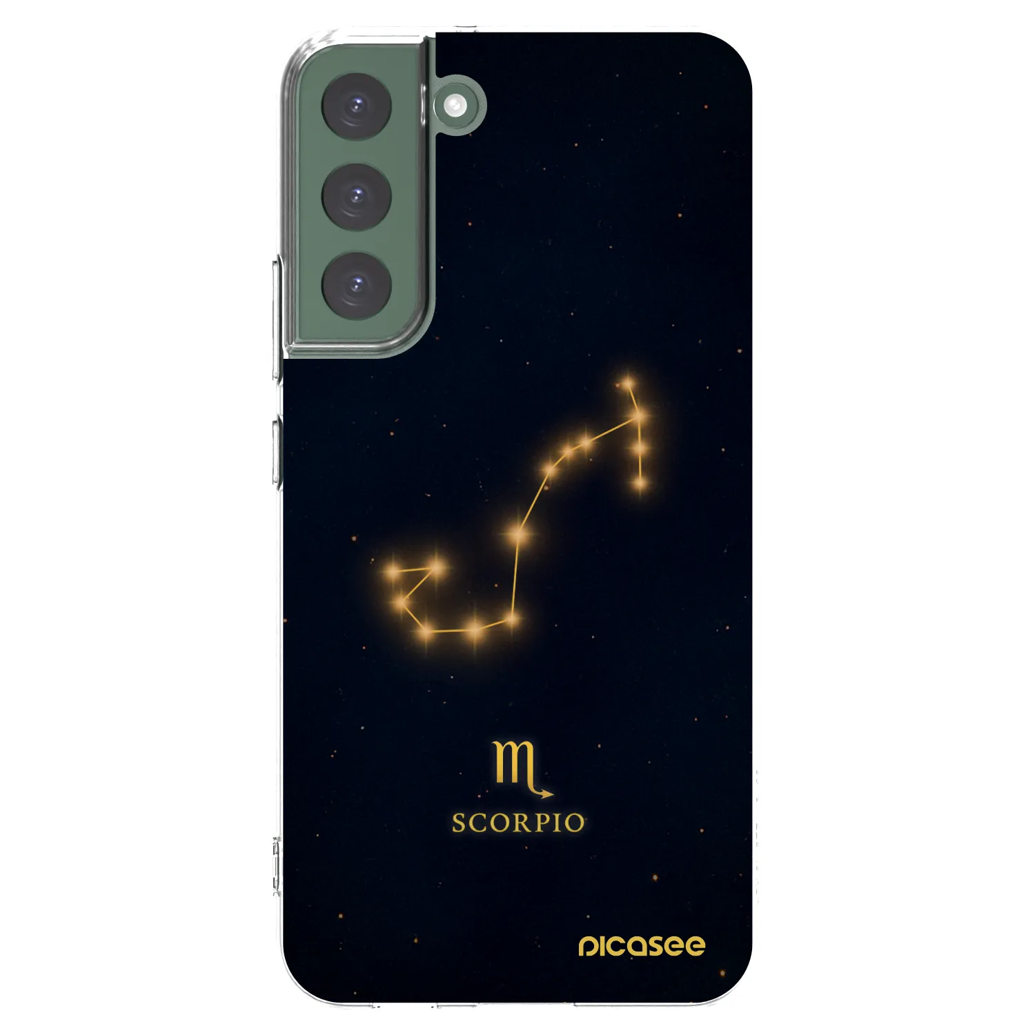 Picasee διαφανής θήκη σιλικόνης Samsung Galaxy S22+ 5G - SCORPIO