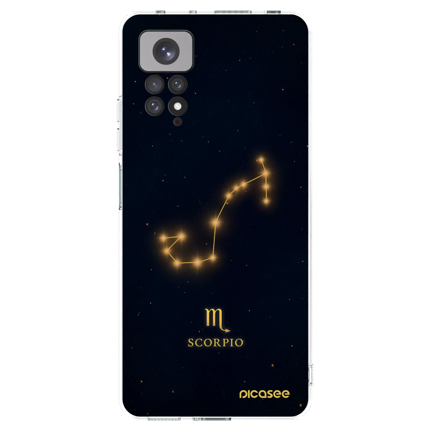 Picasee διαφανής θήκη σιλικόνης Xiaomi Redmi Note 11S 4G - SCORPIO