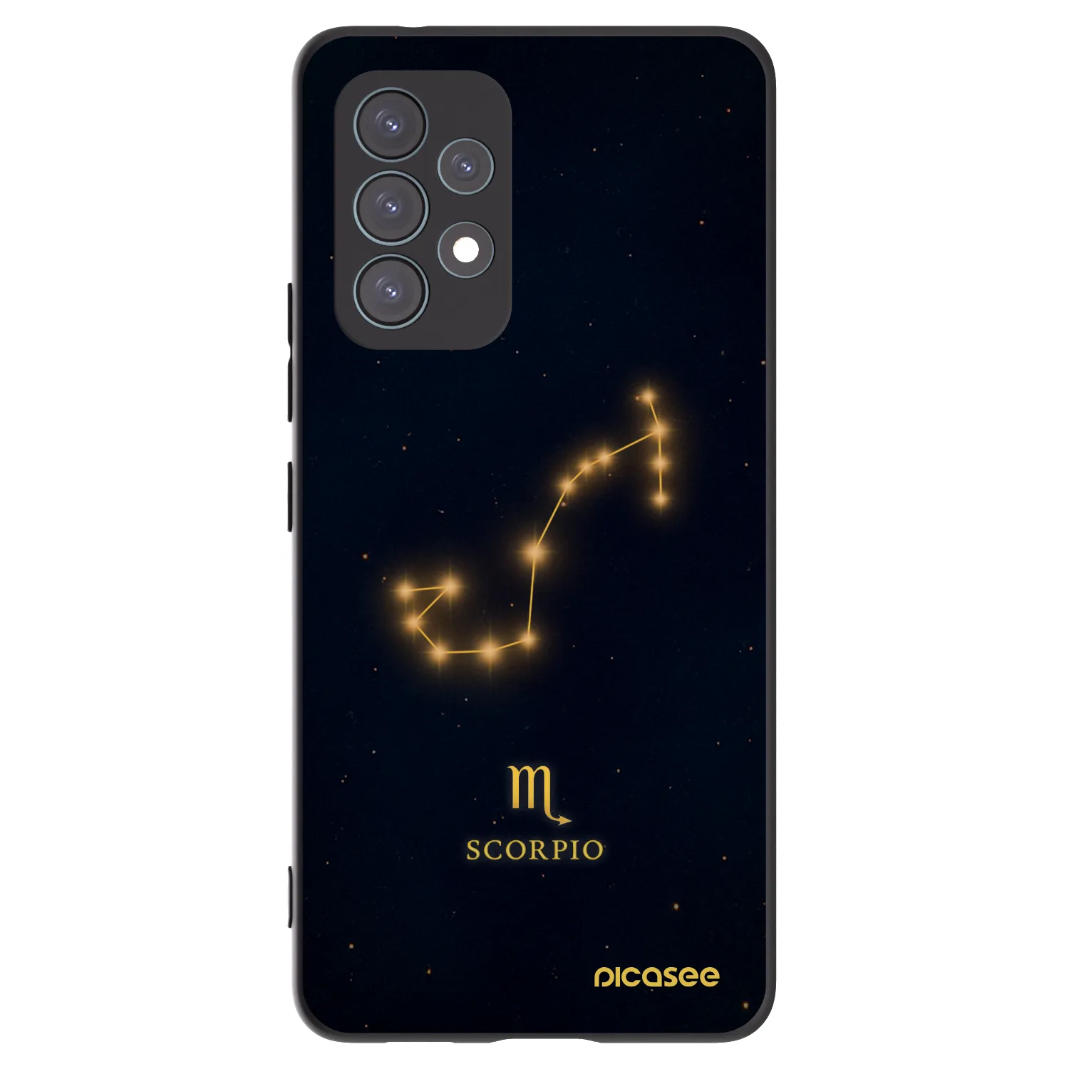 Picasee Μαύρη θήκη σιλικόνης για Samsung Galaxy A53 5G A536 - SCORPIO