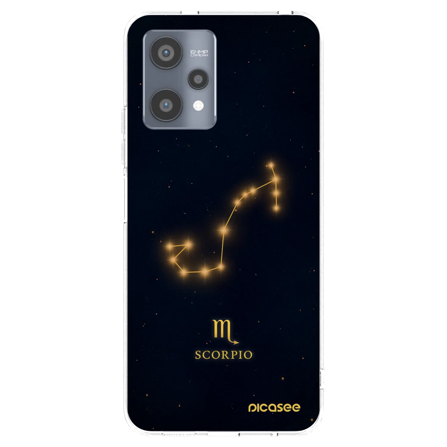 Picasee διαφανής θήκη σιλικόνης Realme 9 Pro 5G - SCORPIO