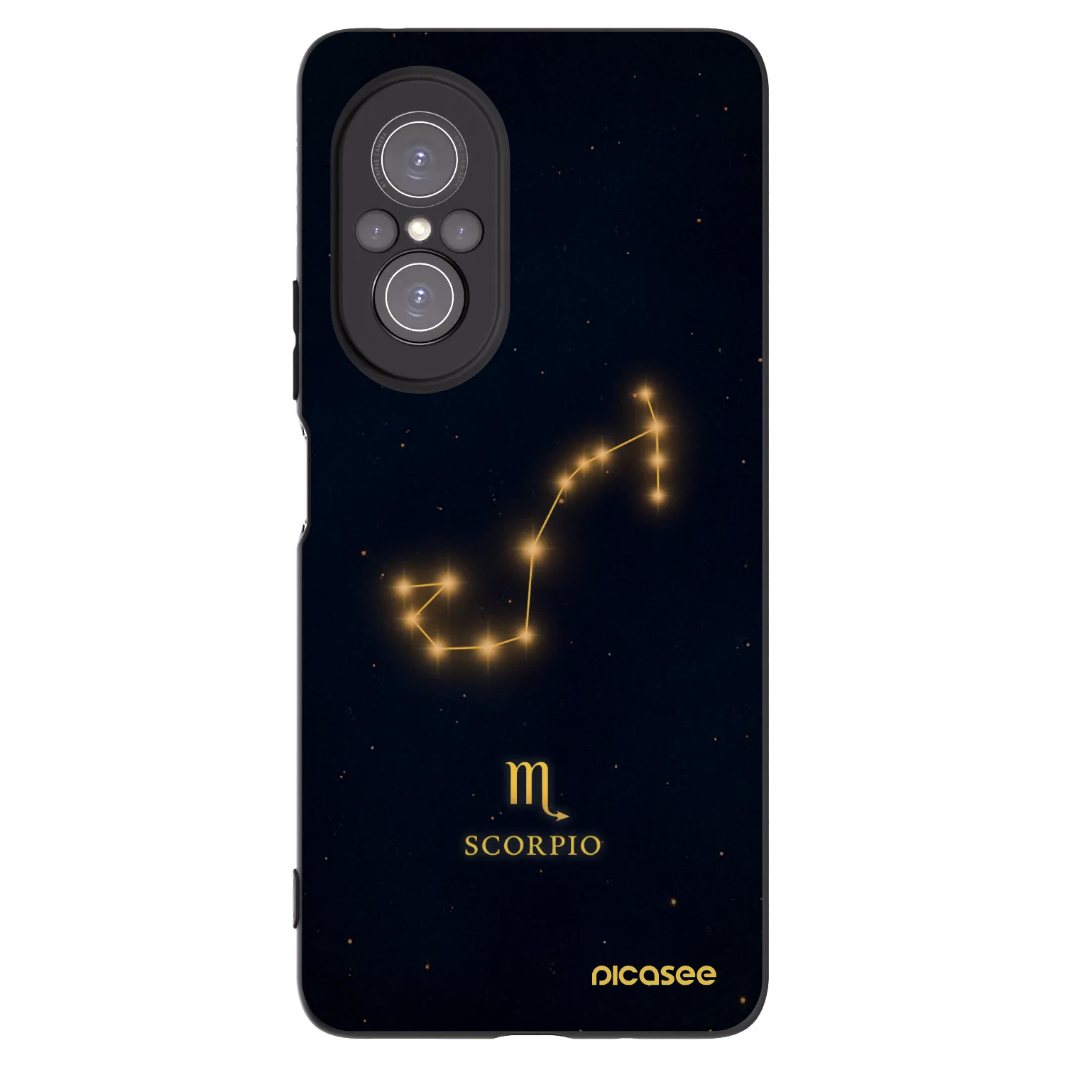 Picasee Μαύρη θήκη σιλικόνης για Huawei Nova 9 SE - SCORPIO