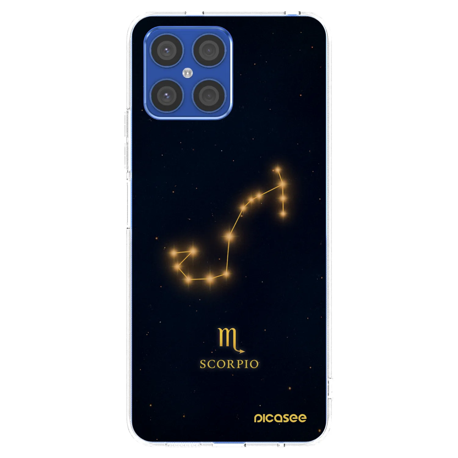 Picasee διαφανής θήκη σιλικόνης Honor X8 4G - SCORPIO