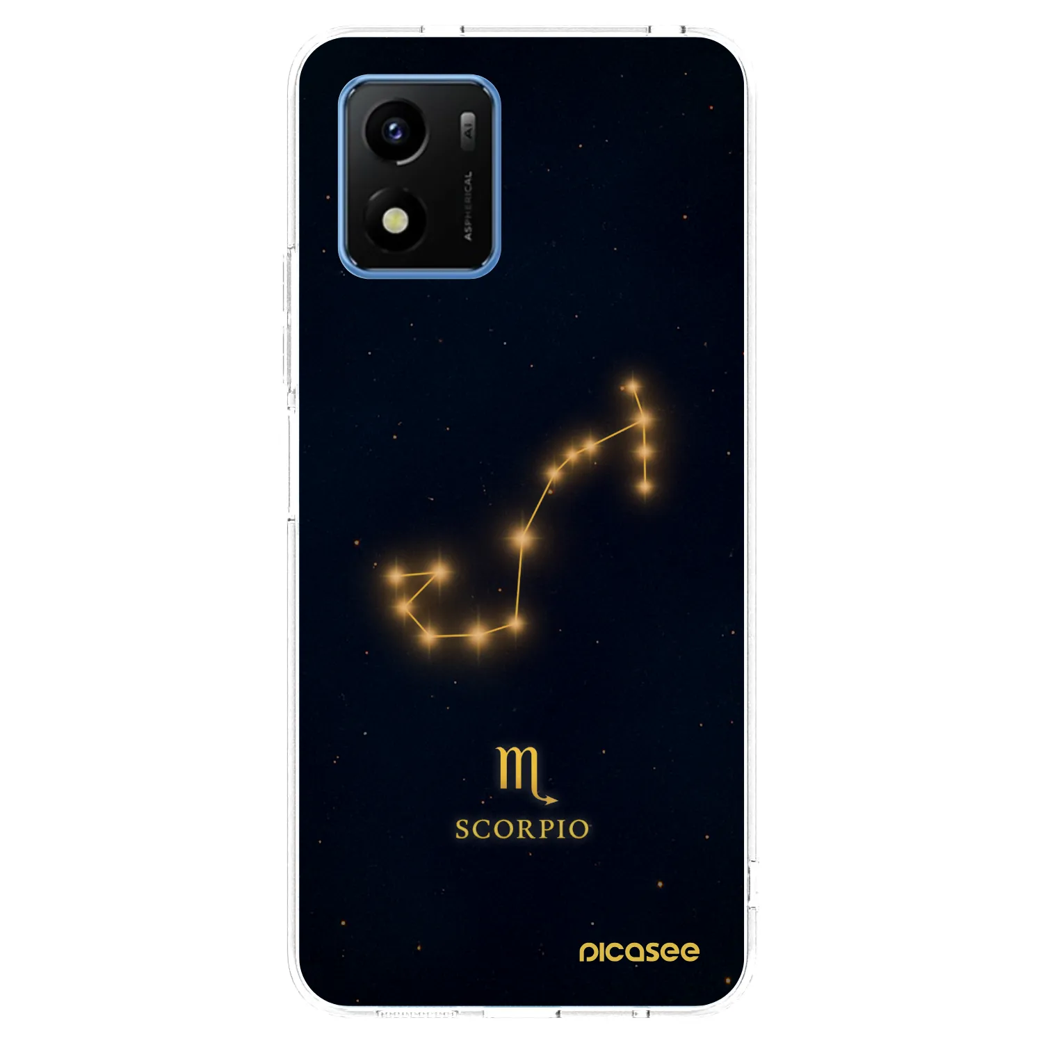 Picasee διαφανής θήκη σιλικόνης Vivo Y01 - SCORPIO