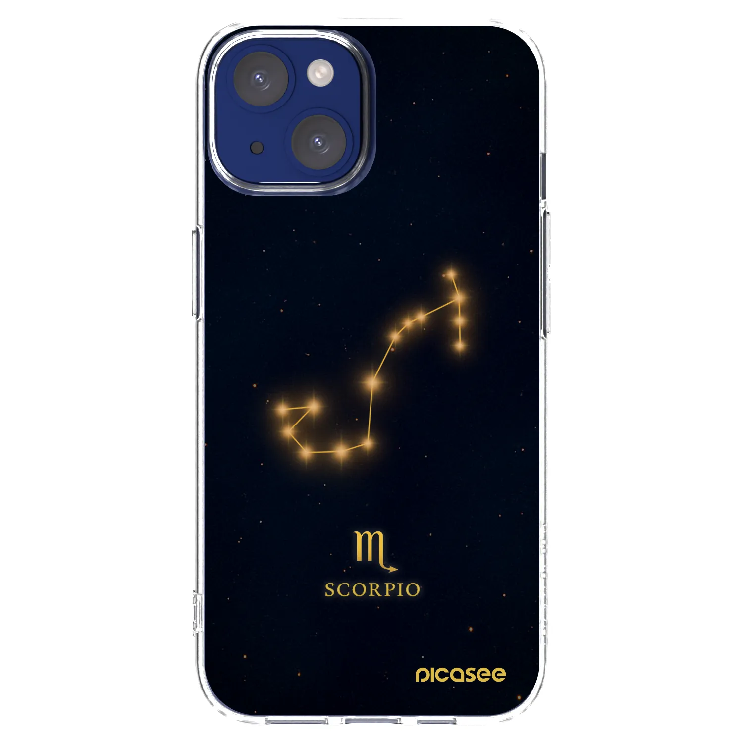 Picasee διαφανής θήκη σιλικόνης Apple iPhone 14 - SCORPIO