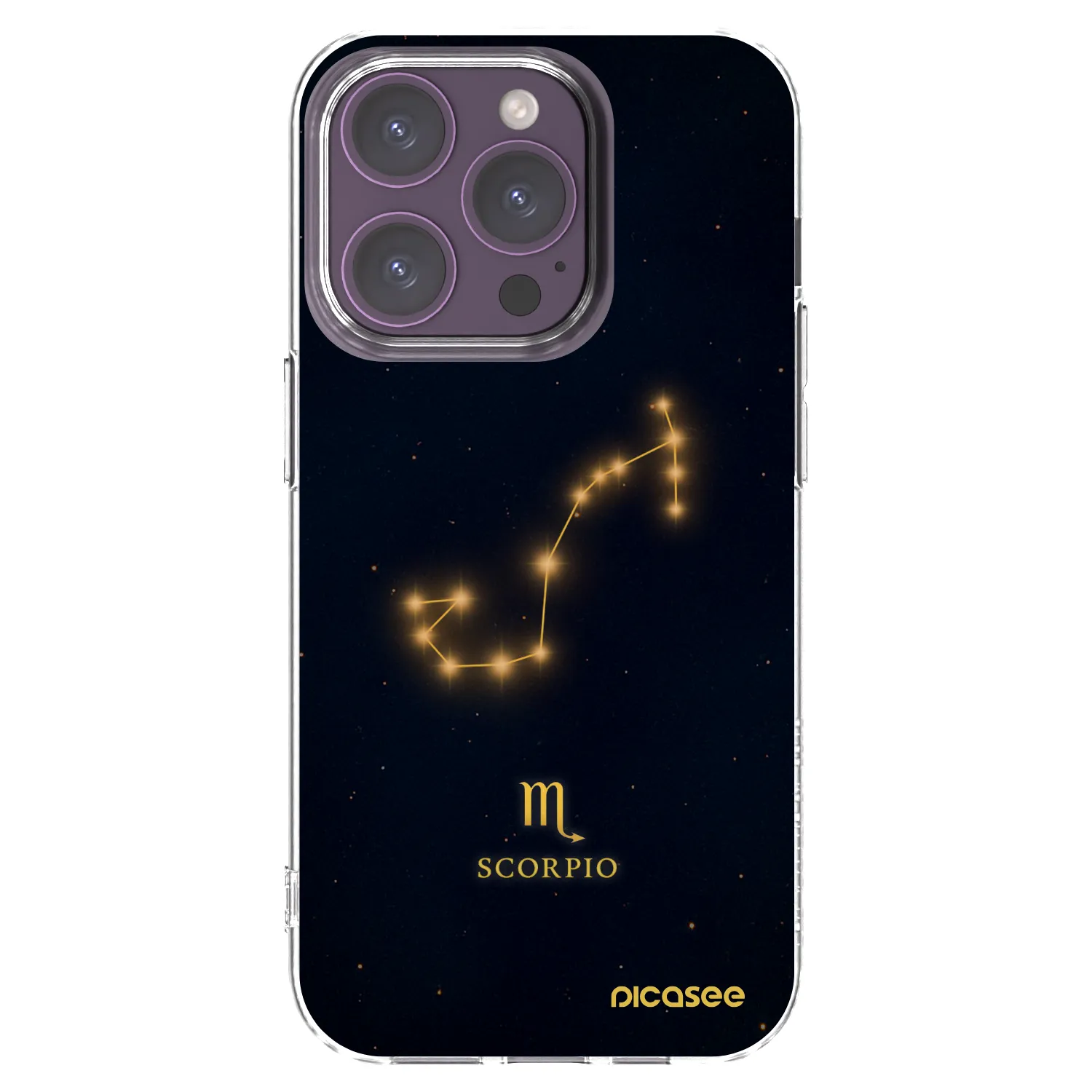 Picasee διαφανής θήκη σιλικόνης Apple iPhone 14 Pro - SCORPIO