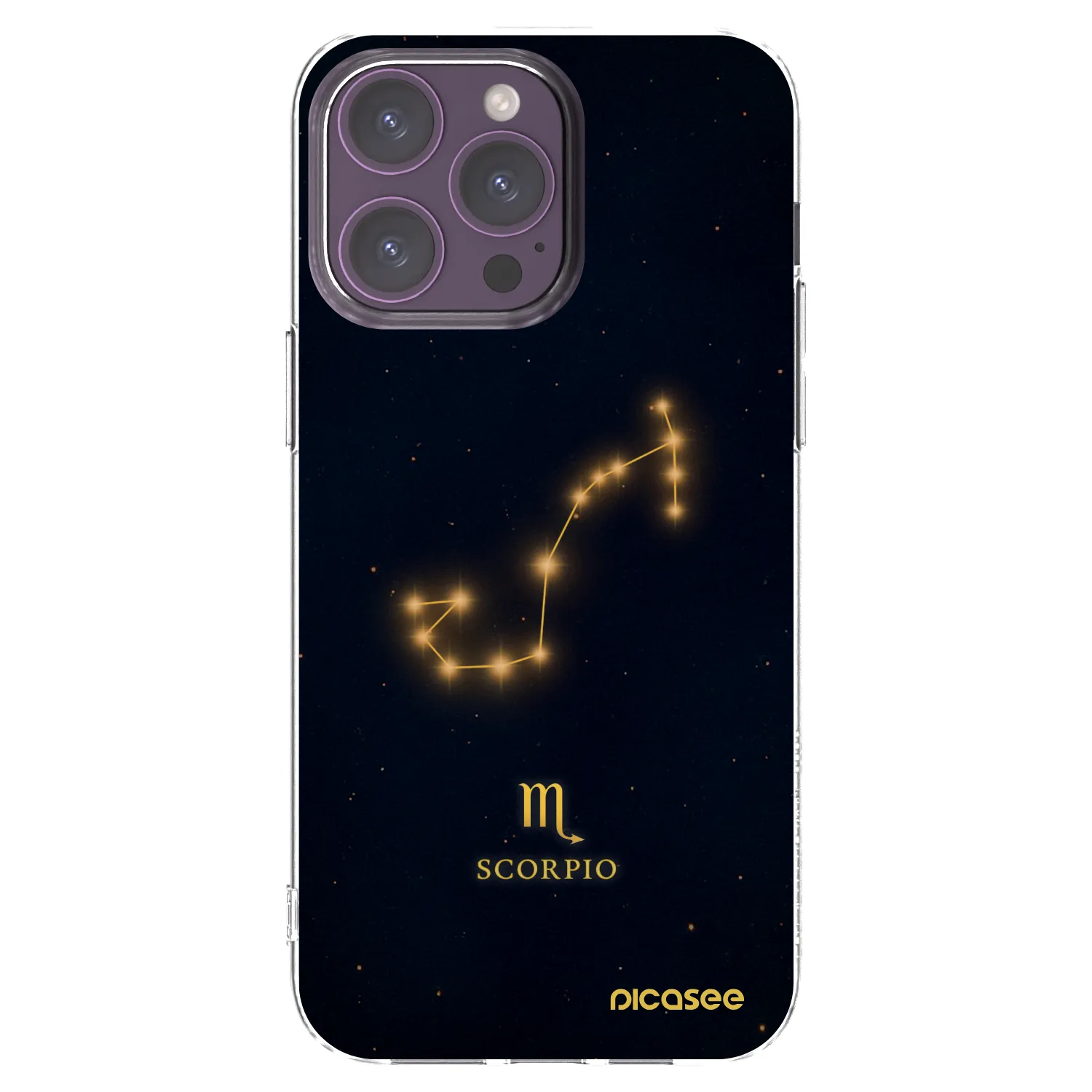 Picasee διαφανής θήκη σιλικόνης Apple iPhone 14 Pro Max - SCORPIO