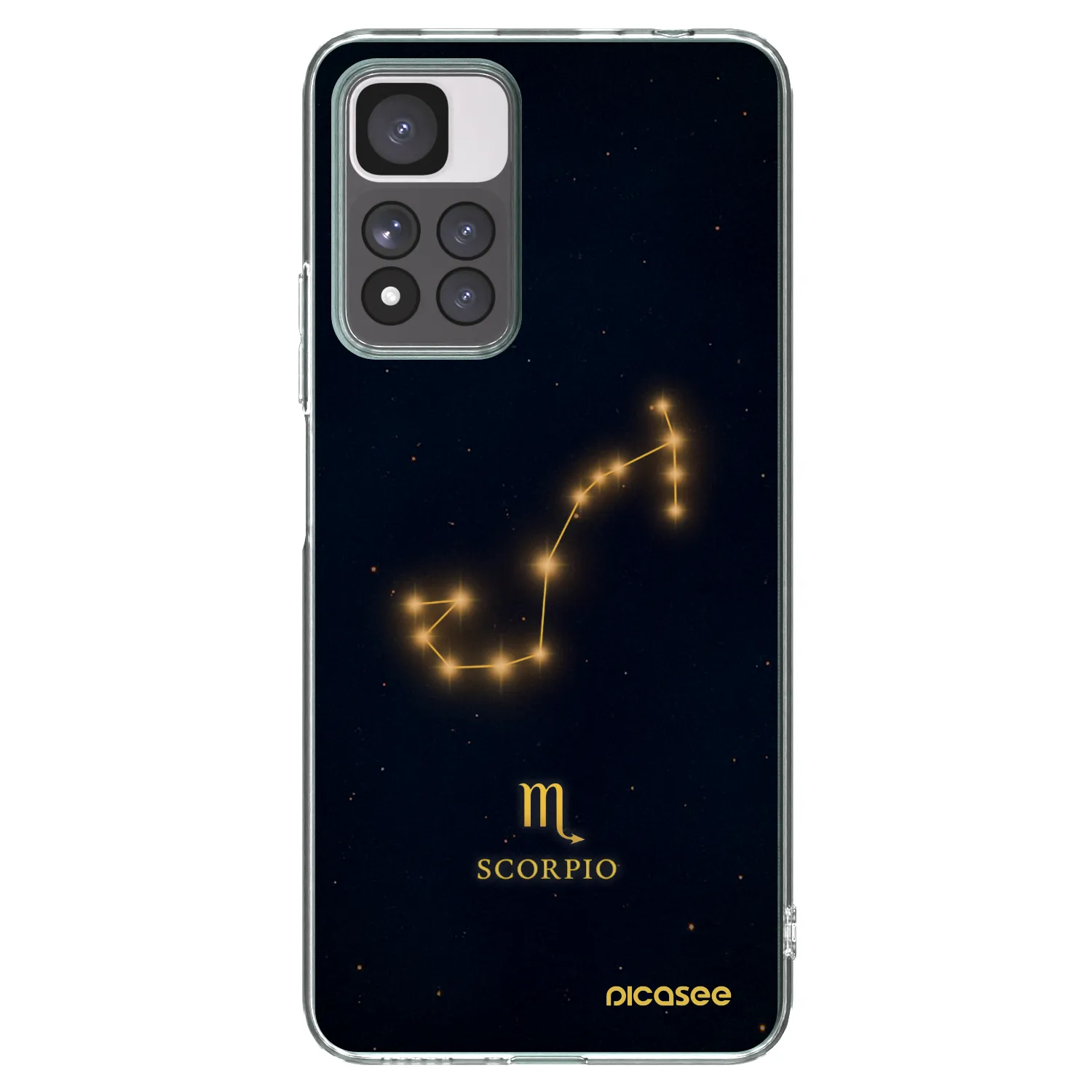 Picasee διαφανής θήκη σιλικόνης Xiaomi Redmi Note 11 Pro+ 5G - SCORPIO