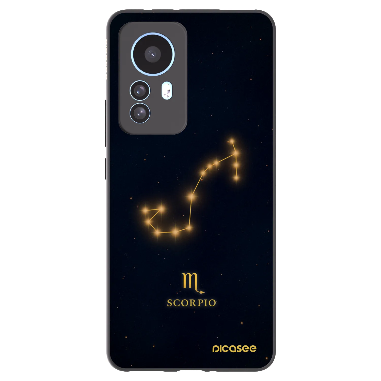 Picasee Μαύρη θήκη σιλικόνης για Xiaomi 12T Pro - SCORPIO