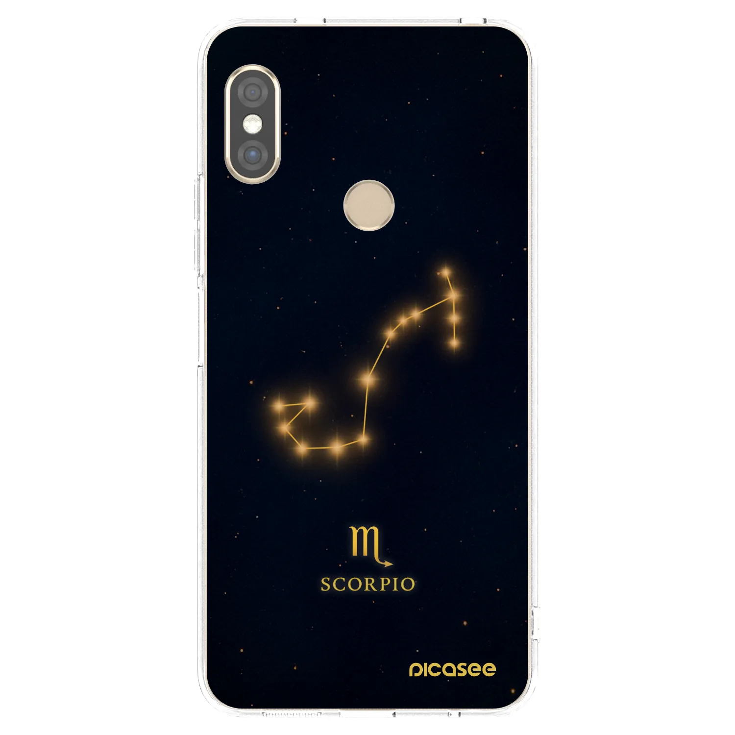 Picasee διαφανής θήκη σιλικόνης Xiaomi Redmi Note 5 Global - SCORPIO