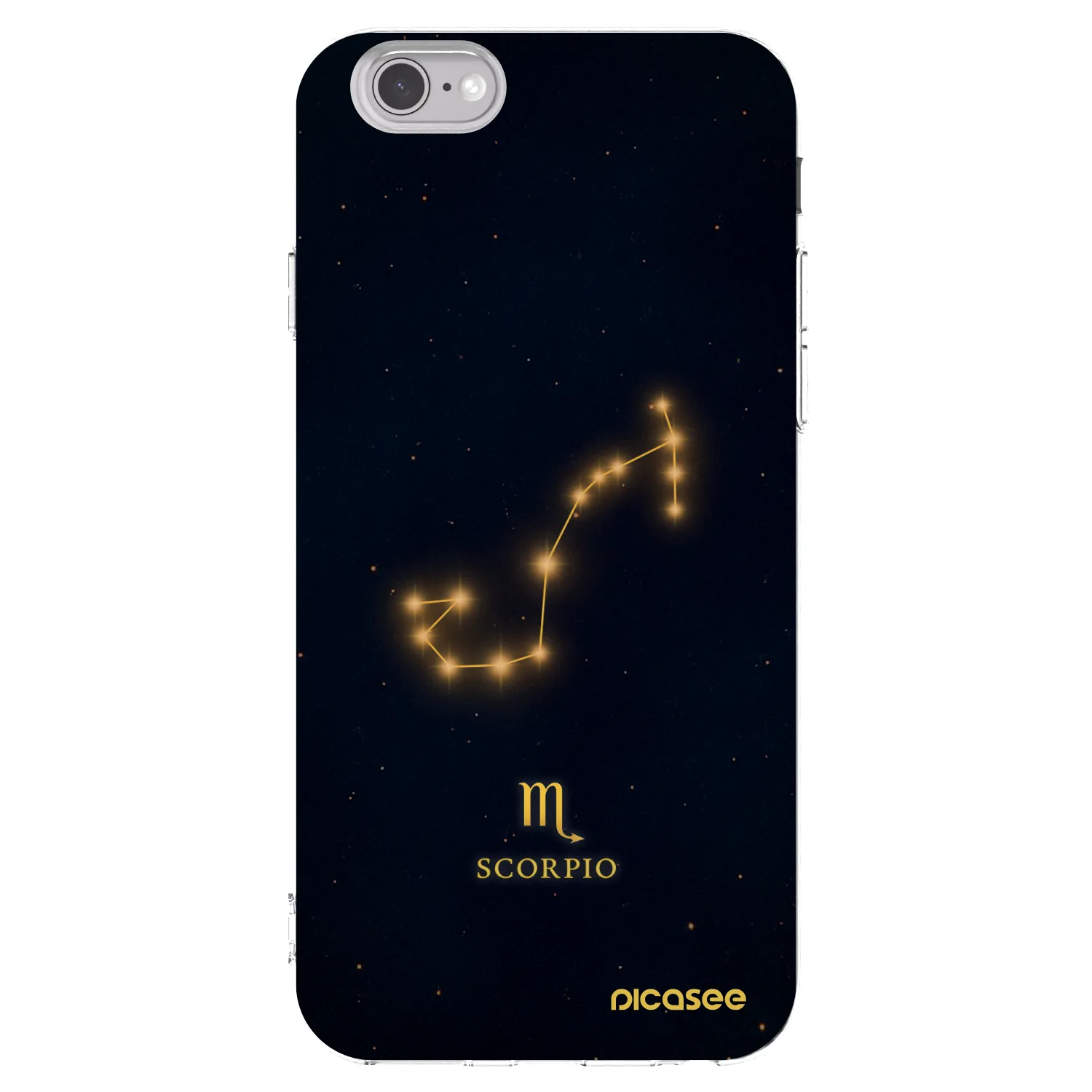 Picasee διαφανής θήκη σιλικόνης Apple iPhone 6/6S - SCORPIO