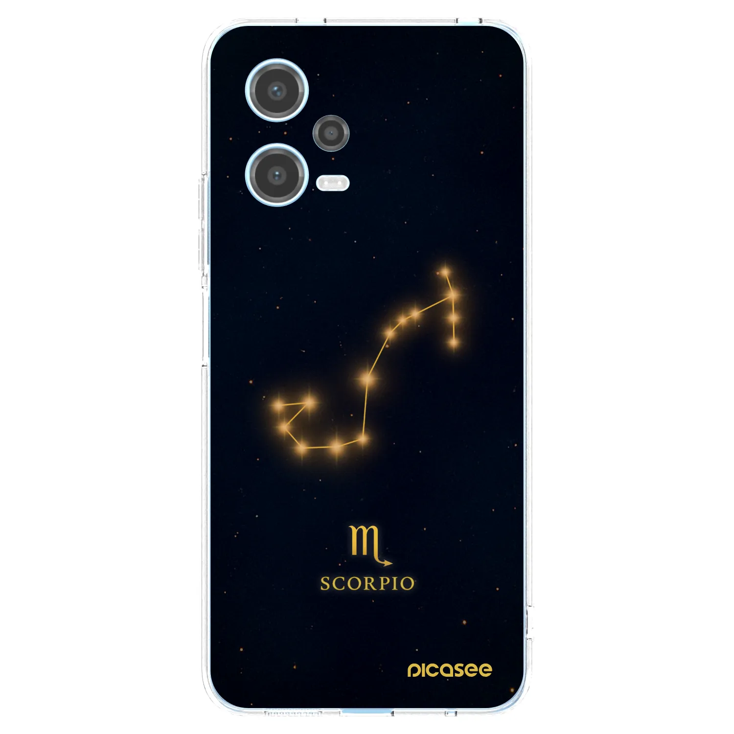 Picasee διαφανής θήκη σιλικόνης Xiaomi Redmi Note 12 5G - SCORPIO