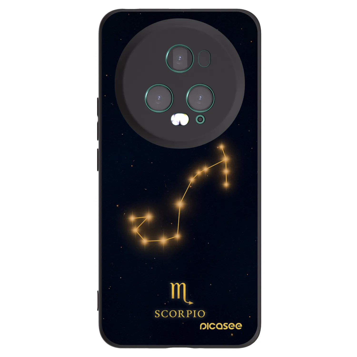 Picasee Μαύρη θήκη σιλικόνης για Honor Magic5 Pro - SCORPIO