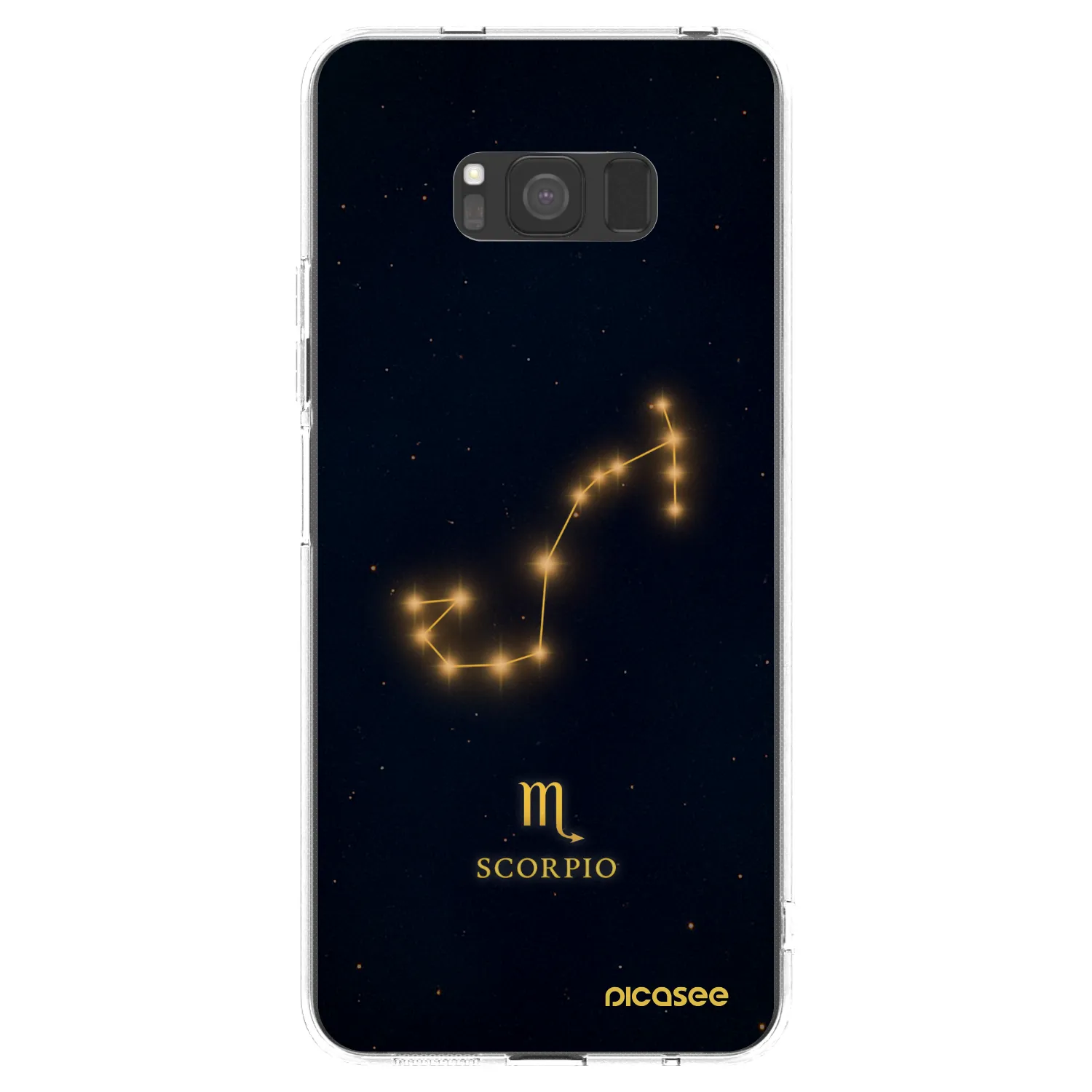 Picasee διαφανής θήκη σιλικόνης Samsung Galaxy S8 G950F - SCORPIO