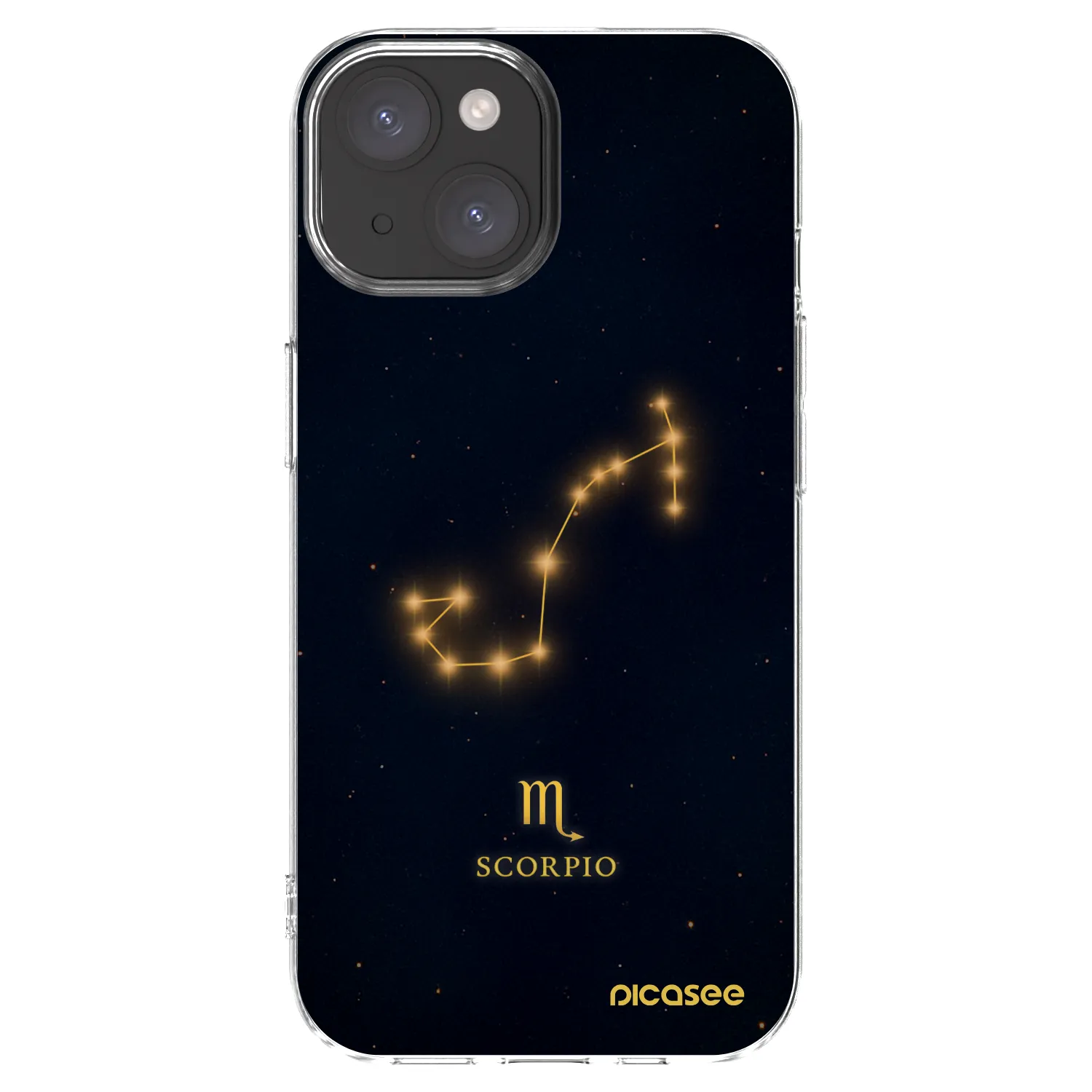 Picasee διαφανής θήκη σιλικόνης Apple iPhone 15 - SCORPIO