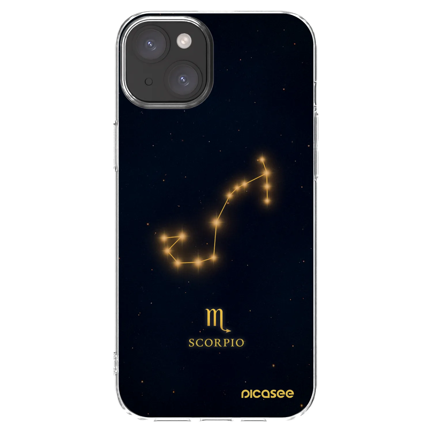 Picasee διαφανής θήκη σιλικόνης Apple iPhone 15 Plus - SCORPIO