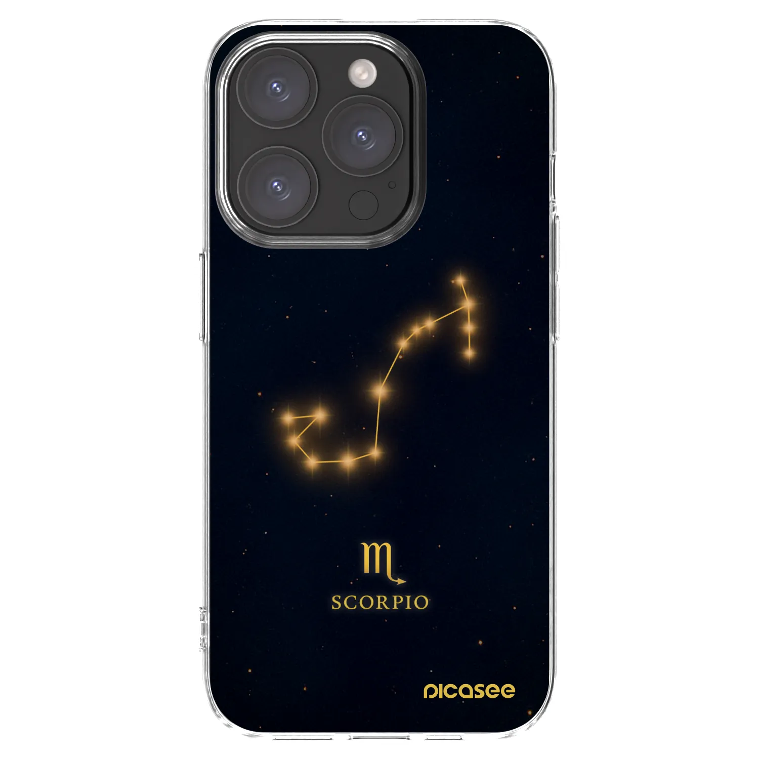 Picasee διαφανής θήκη σιλικόνης Apple iPhone 15 Pro - SCORPIO
