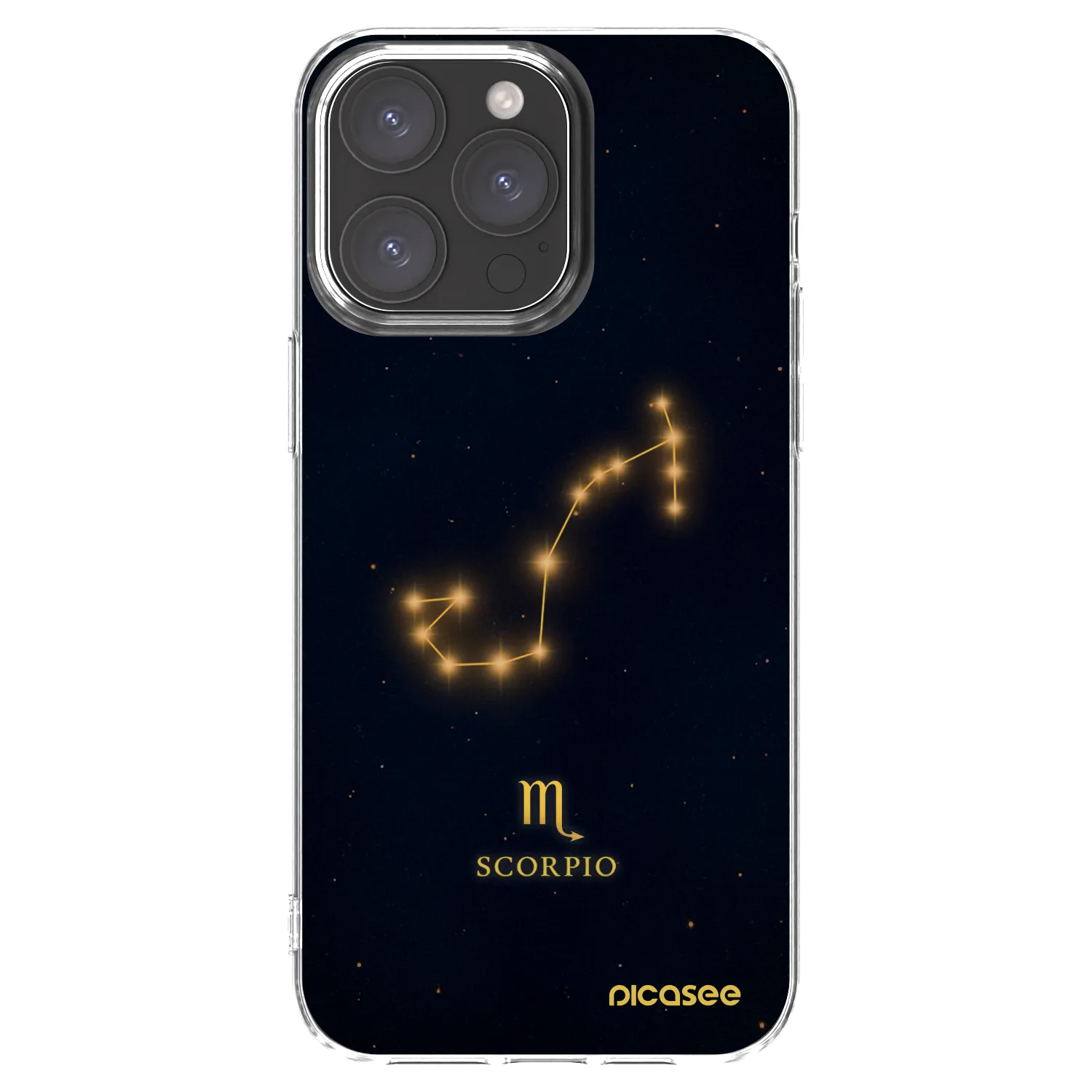 Picasee διαφανής θήκη σιλικόνης Apple iPhone 15 Pro Max - SCORPIO