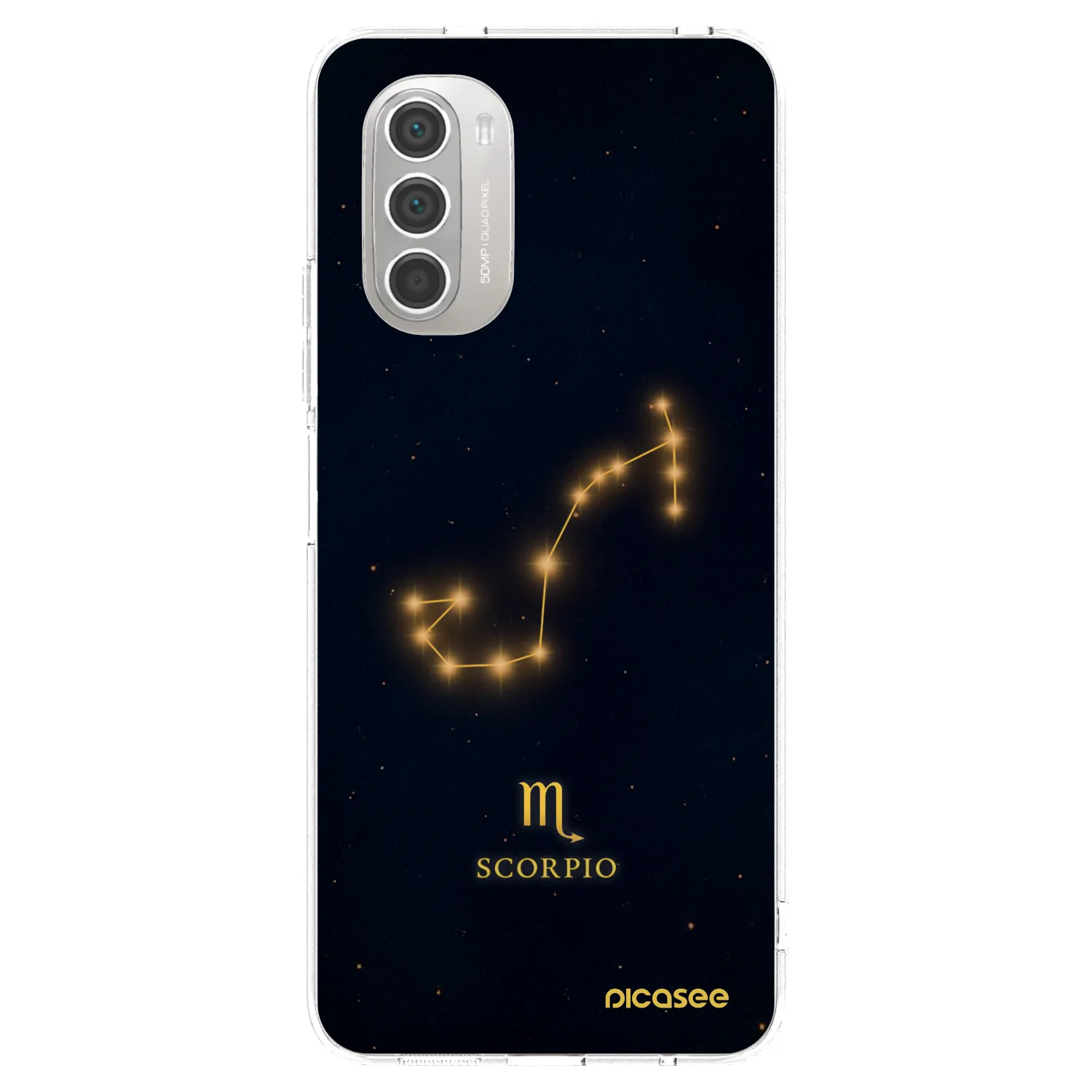 Picasee διαφανής θήκη σιλικόνης Motorola Moto G51 - SCORPIO