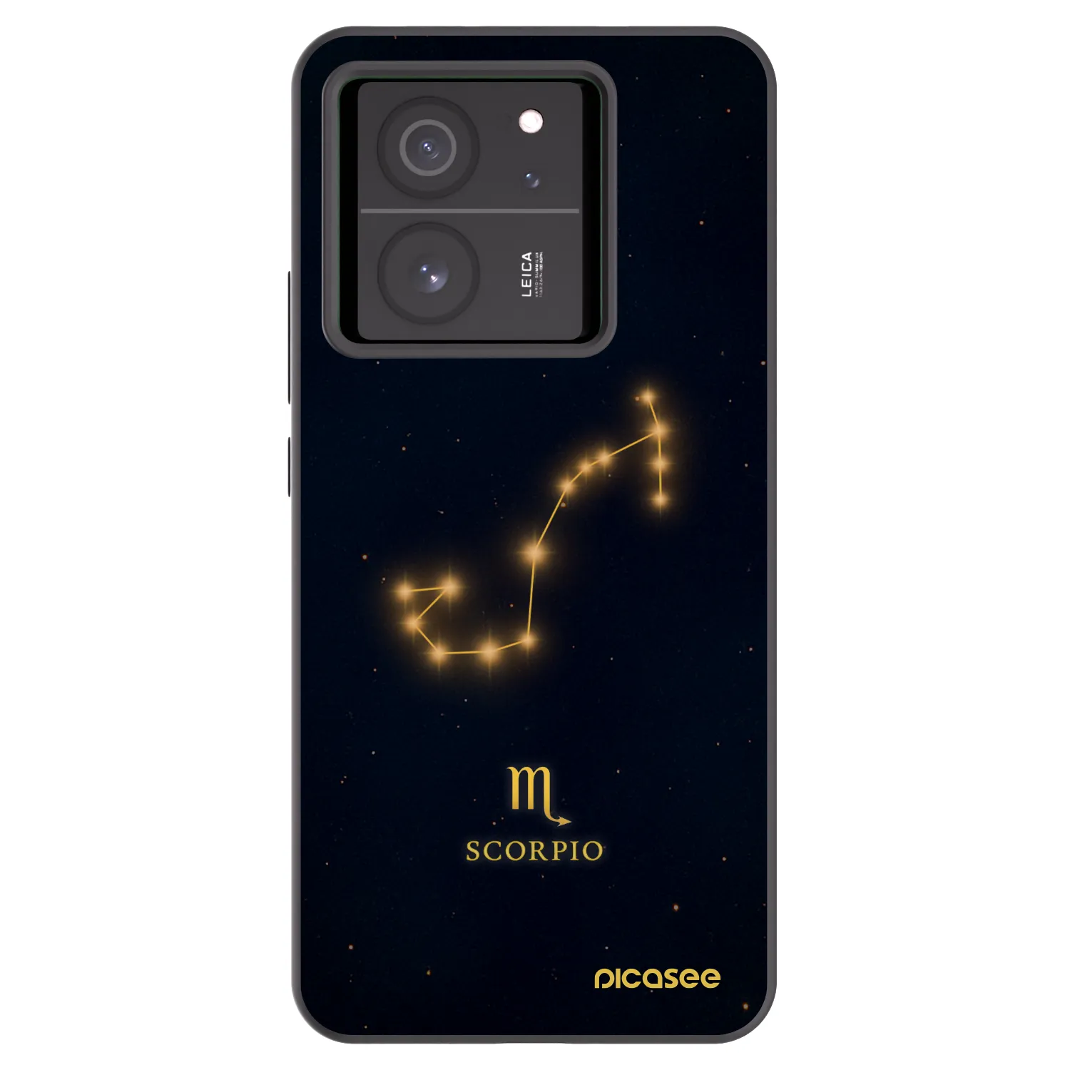 Picasee Μαύρη θήκη σιλικόνης για Xiaomi 13T - SCORPIO