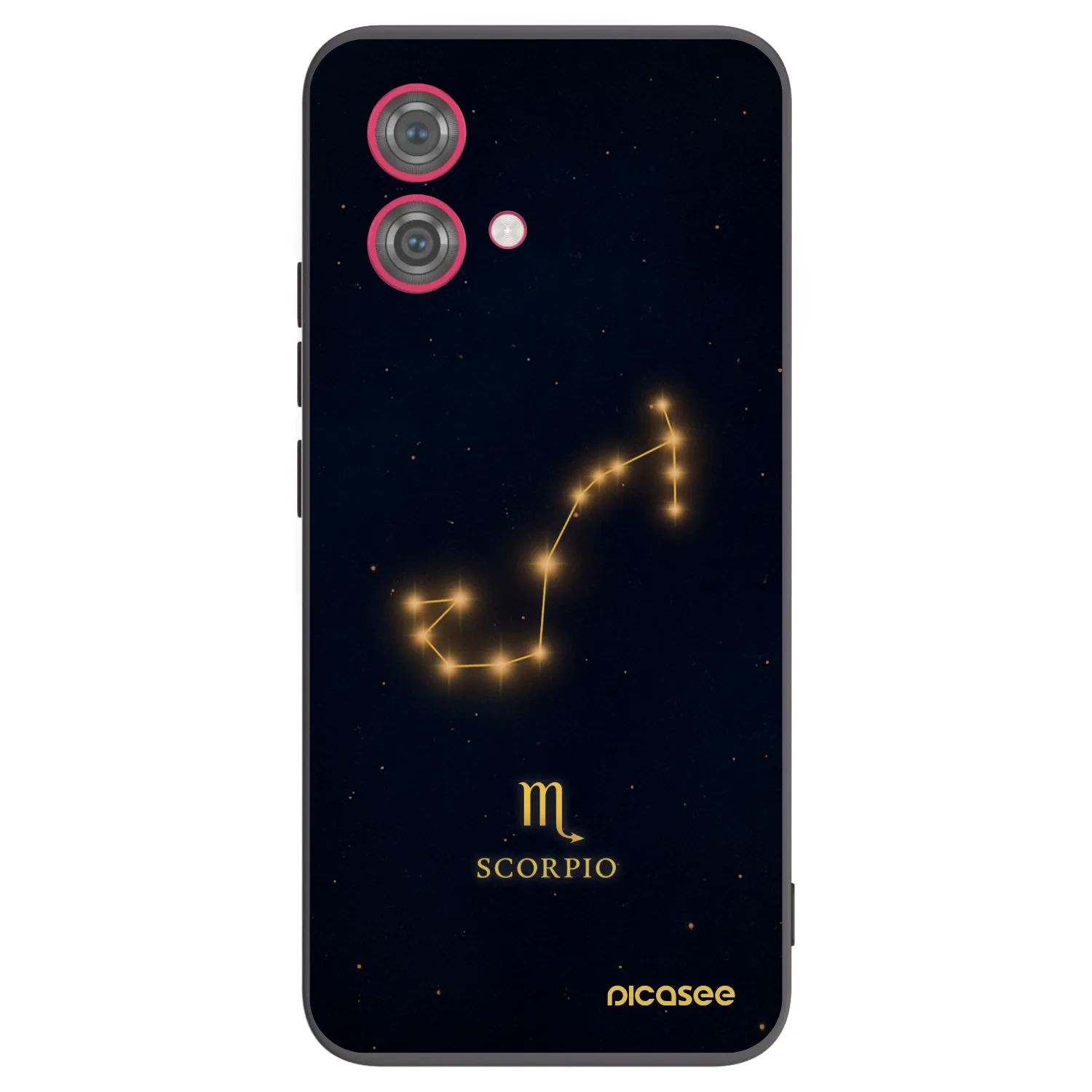 Picasee Μαύρη θήκη σιλικόνης για Motorola Moto G84 5G - SCORPIO