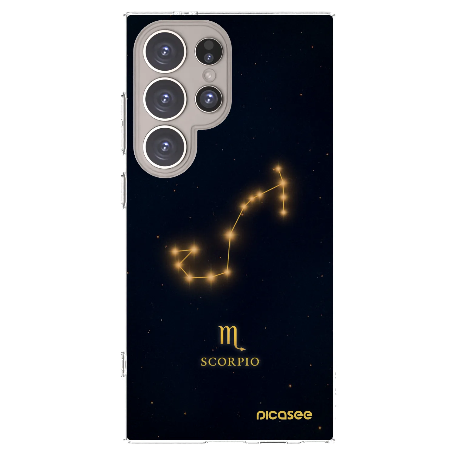 Picasee διαφανής θήκη σιλικόνης Samsung Galaxy S24 Ultra S928B 5G - SCORPIO