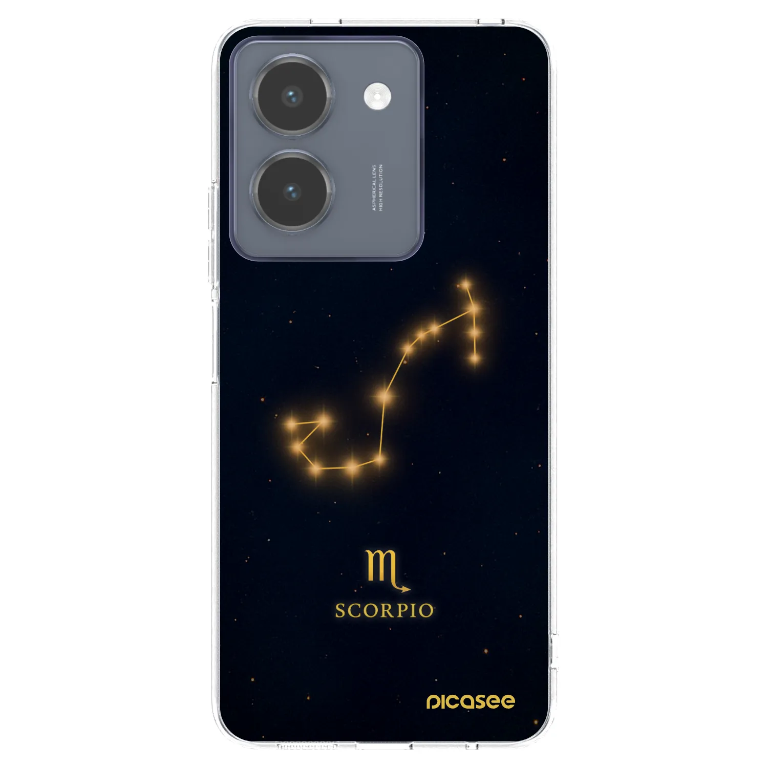 Picasee διαφανής θήκη σιλικόνης Vivo Y36 4G - SCORPIO