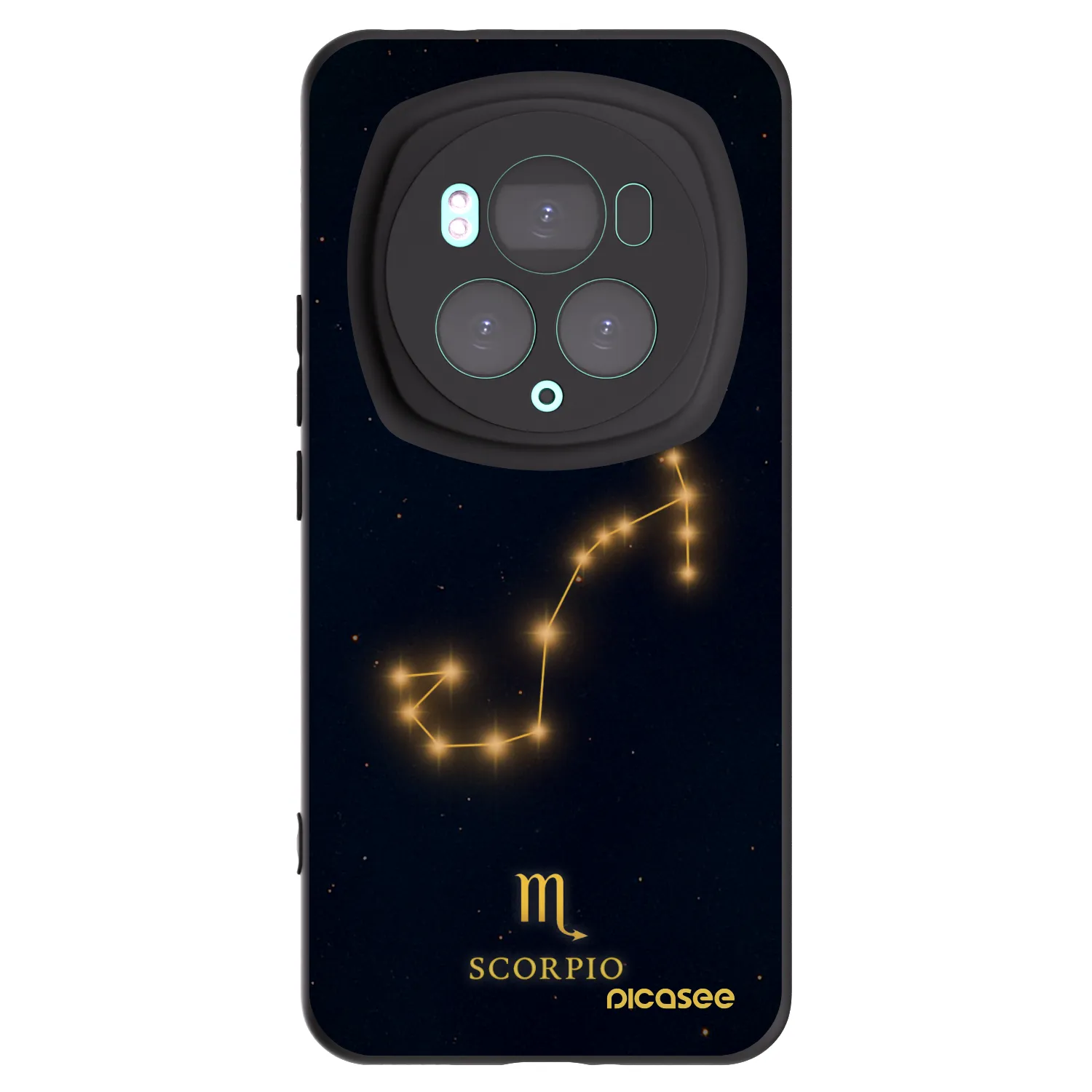 Picasee Μαύρη θήκη σιλικόνης για Honor Magic6 Pro - SCORPIO